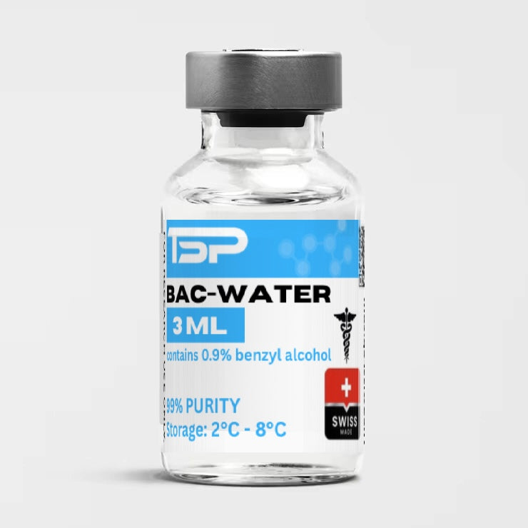 BACTERIOSTATIC WATER 3ML | Sterile Peptide Reconstitution Solution
